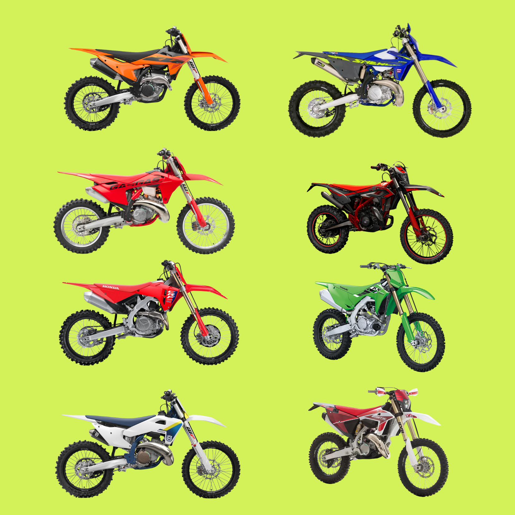 Nuevas motos de Enduro 2025